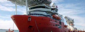 Le navire américain Seabed Constructor recherche la Minerve ©Argentina.gob.ar