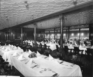 La salle à manger de 2e classe © Collection « Titanic The Ship Magnificent »