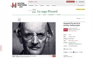 Interview radiophonique - Auguste Piccard et le premier bathyscaphe - RSR (12 janvier 1954)