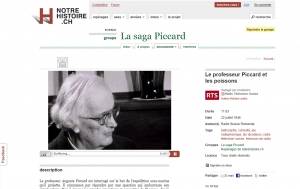Interview radiophonique - Le professeur Piccard et les poissons - RSR (22 juillet 1946) 