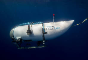 Le sous-marin Titan d'OceanGate plonge à 4 000 mètres de profondeur © OceanGate Inc.