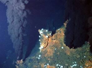 Source hydrothermale sur le site Ashadze, dorsale médio-atlantique © Ifremer/Victor 6000/Serpentine